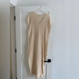 Jen's Pirate Booty Cream Maxi Dress